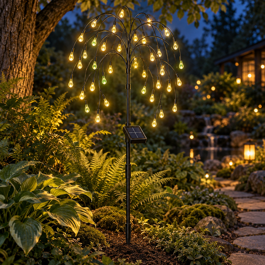 Firefly Willow Solar Garden Light