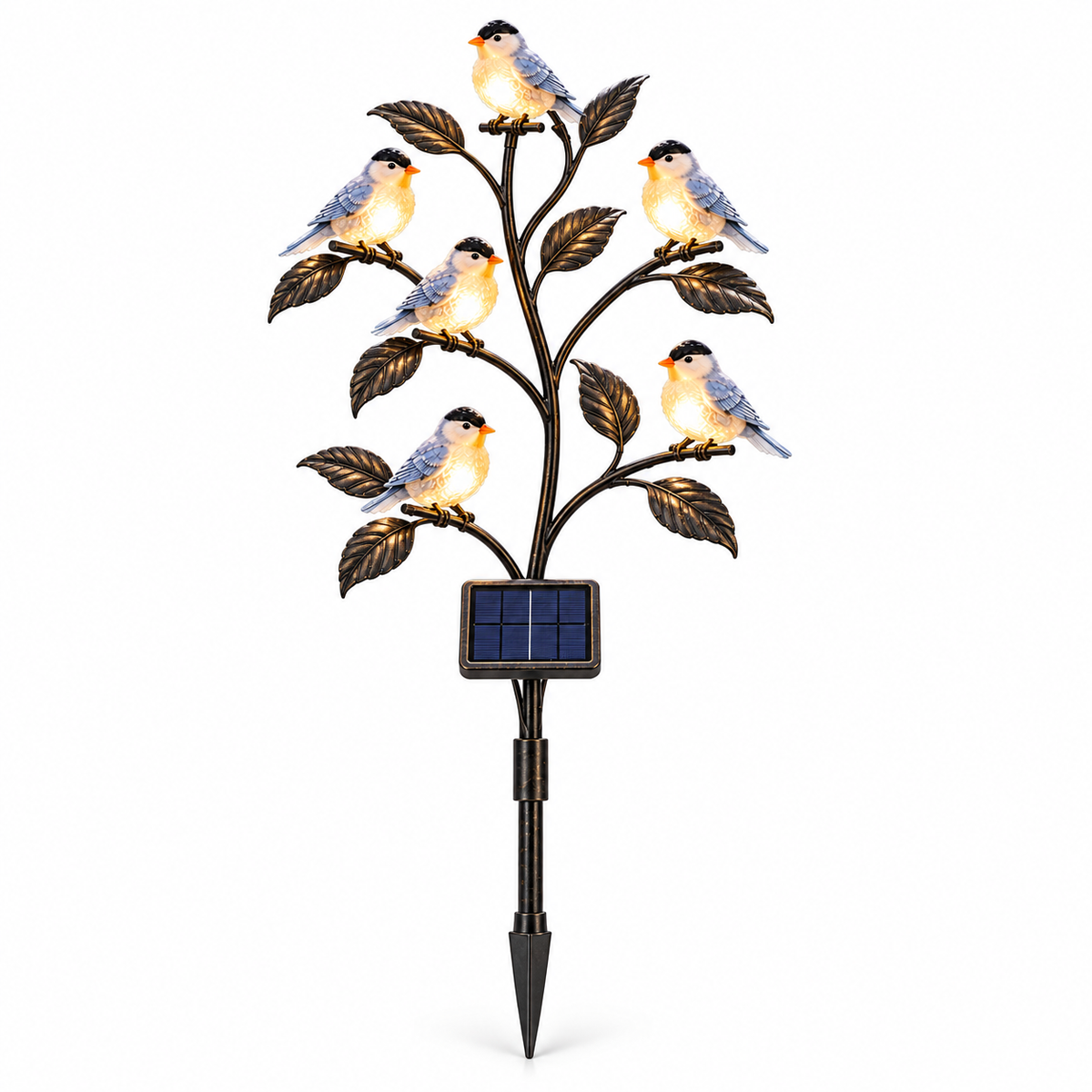 Winter Snowbird Solar Garden Light